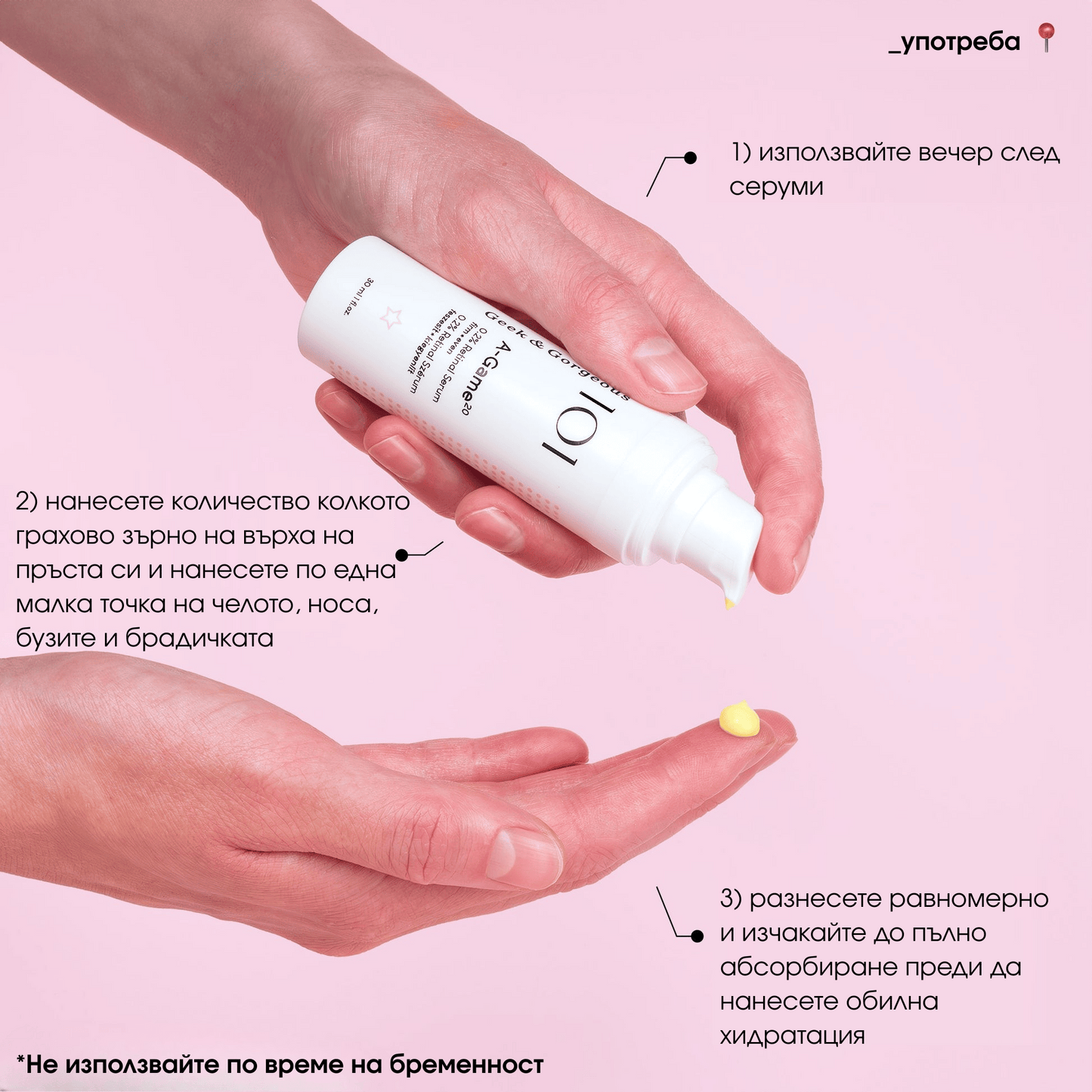 A-Game 20 мощен ретиналов серум - доказана ефективност против бръчки и пигментация,