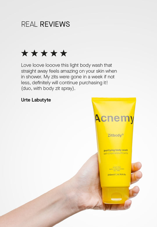 Zitbody® Киселинен Душ Гел Против Акне по Тялото