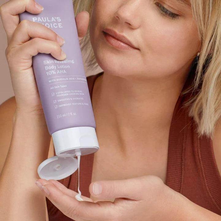 Skin Revealing Body Lotion 10% AHA - Изглаждащ Ексфолиращ Лосион Против "Гъша" Кожа и Загрубяване