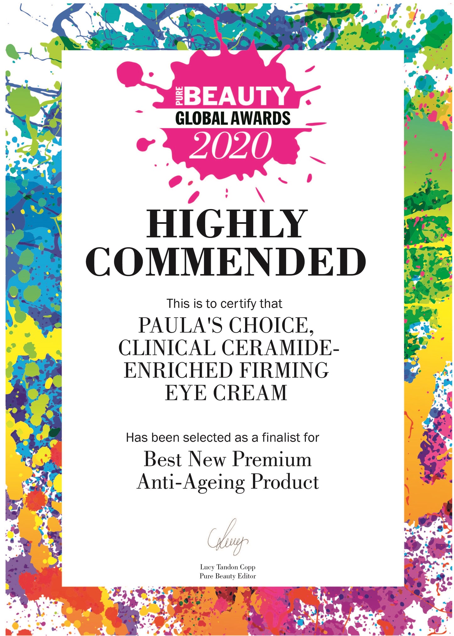 Clinical Ceramide - Enriched Firming Eye Cream - Крем за Очи, Обогатен със Серамиди и Ретинол