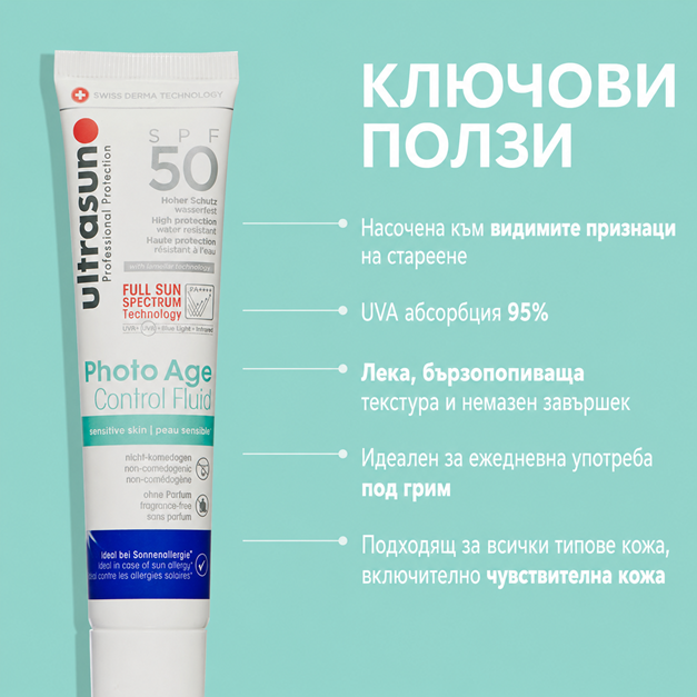 Ultrasun Photo Age Control SPF50 Дневен Флуид