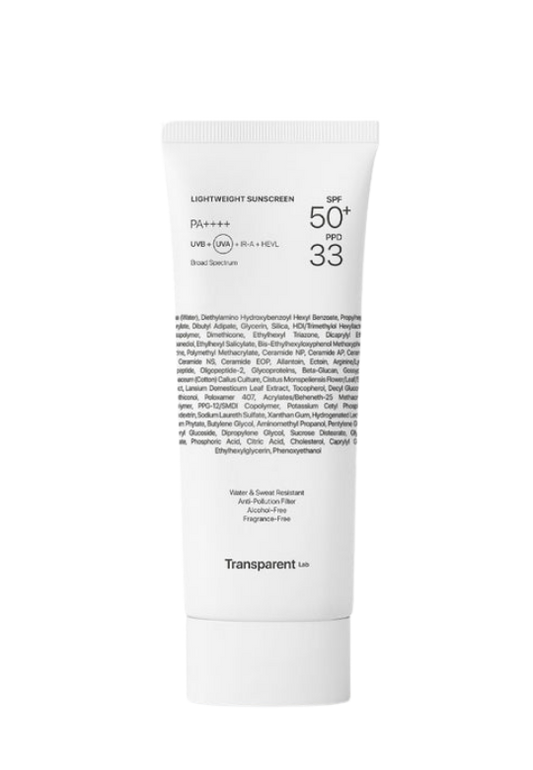 Lightweight Sunscreen SPF50+ // 100 ml