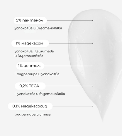 Zi-K® Cica Repairing Gel - Възстановяващ Гел с Центела и 5% Пантенол