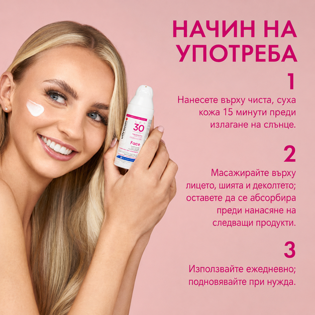 Ultrasun Face SPF30 Дневен Хидратант