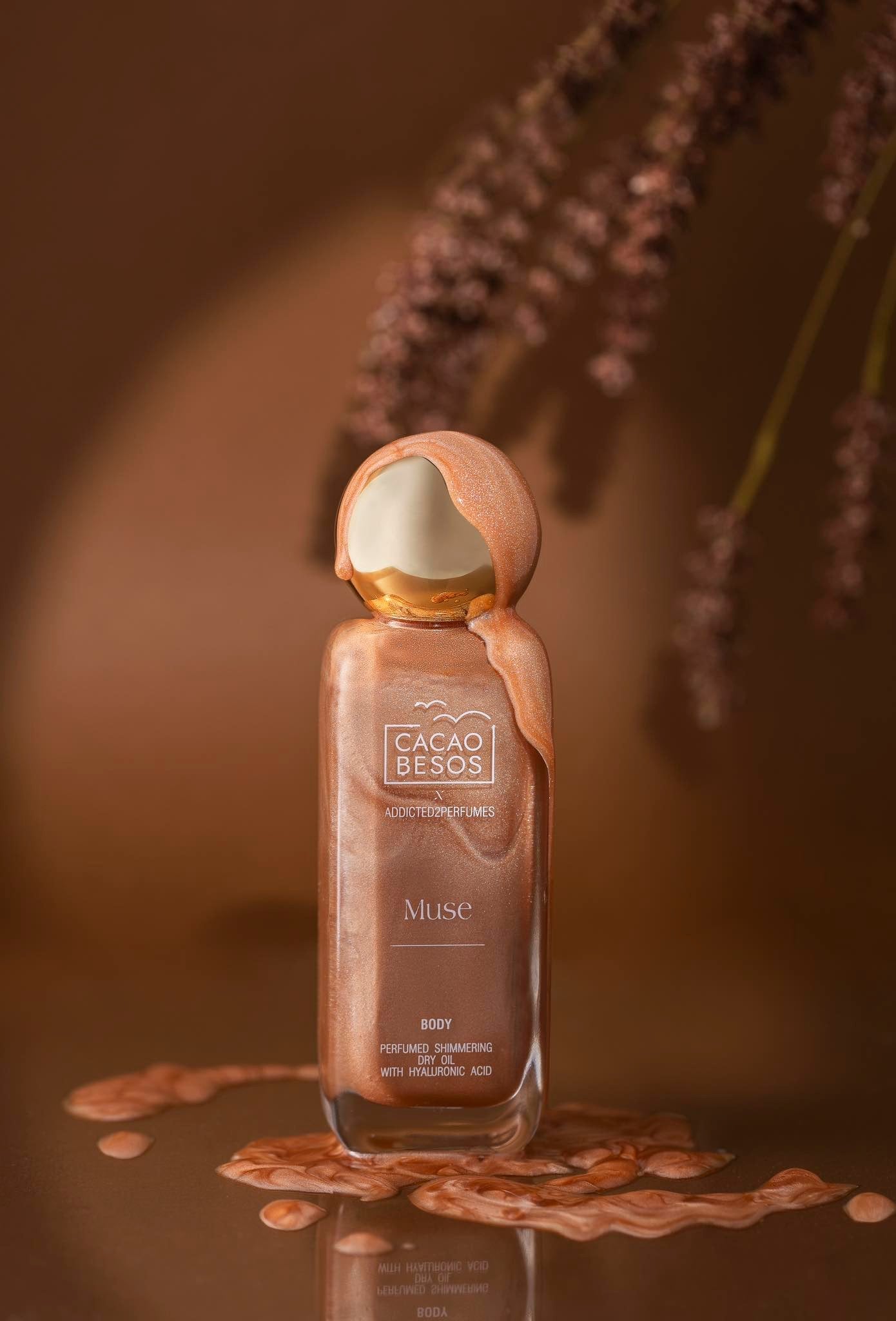 Muse - Парфюмно Сухо Олио с Хиалурон и Златни Частици