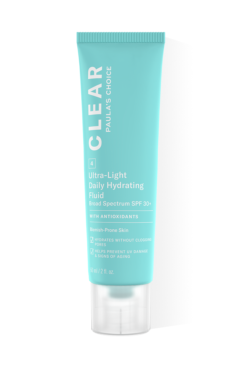 Clear Ultra-Light Daily Hydrating Fluid SPF30 – Лек Слънцезащитен Крем за Проблемна Кожа