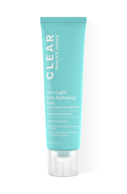 Clear Ultra-Light Daily Hydrating Fluid SPF30 – Лек Слънцезащитен Крем за Проблемна Кожа