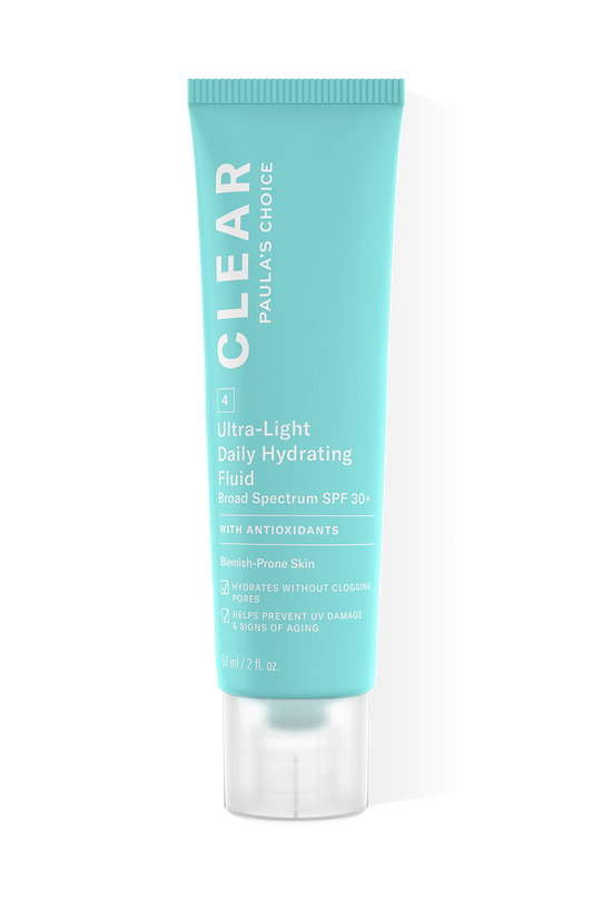 Clear Ultra-Light Daily Hydrating Fluid SPF30 – Лек Слънцезащитен Крем за Проблемна Кожа