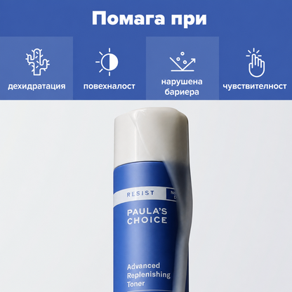 Resist Advanced Replenishing Toner - Забавящ Стареенето Тонер