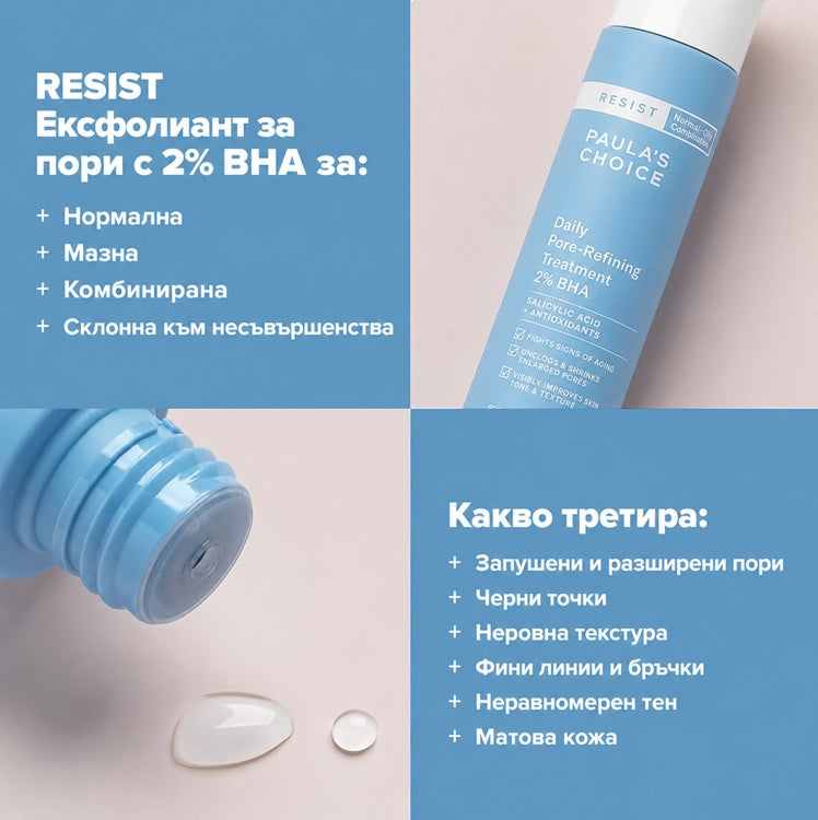 Resist Daily Pore-Refining Treatment 2% ВНА - Салицилов Ексфолиант с Matrixyl® 3000
