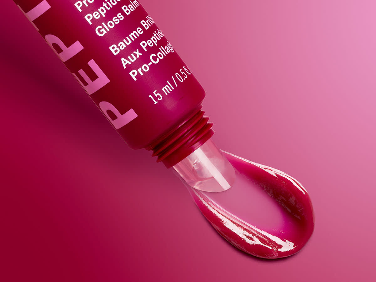 Pro-Collagen Peptide Gloss Balm - Пептиден Балсам за Свежи Устни - Deep Plum