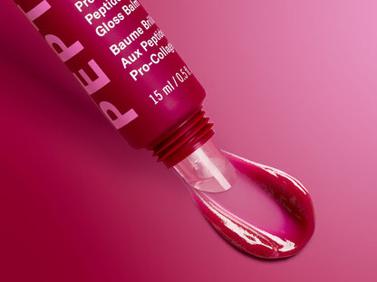 Pro-Collagen Peptide Gloss Balm - Пептиден Балсам за Свежи Устни - Deep Plum
