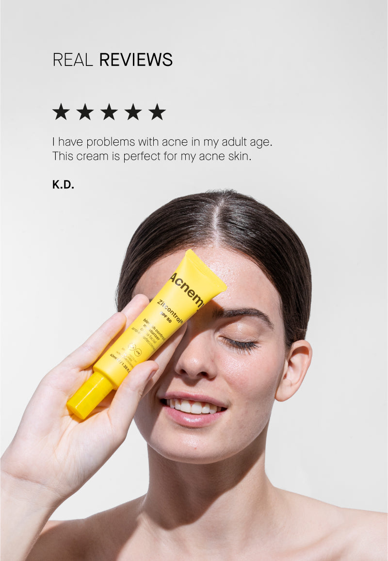 Zitcontrol SPF50® - Дневен Крем за Проблемна Кожа