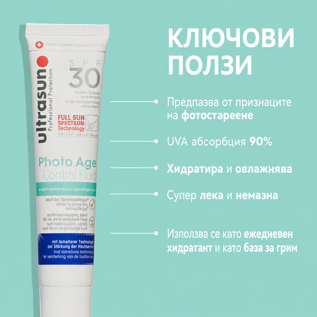 Ultrasun Photo Age Control SPF30 Дневен Флуид