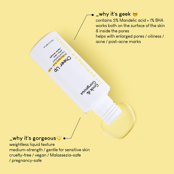 Cheer Up - Ексфолиант с 5% Манделова Киселина + 1% Салицилова Киселина