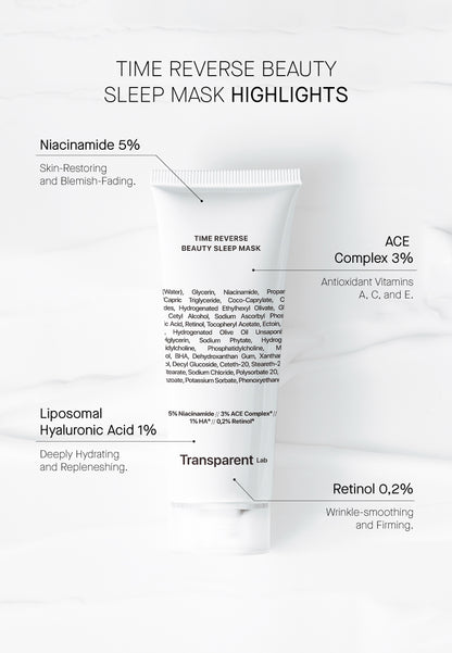 Time Reverse Beauty Sleep - Нощна Маска с 0.2% Ретинол