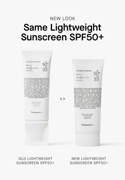 Lightweight Sunscreen SPF50+ // 100 ml