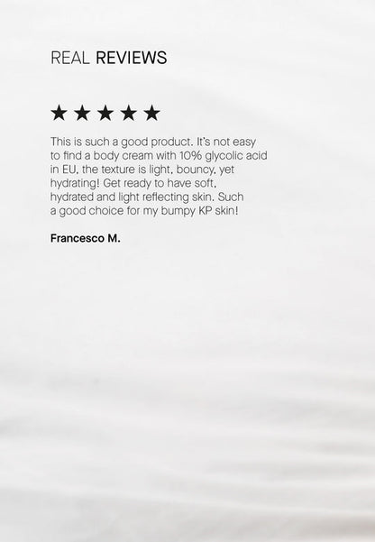 10% AHA Smoothing Body Lotion - Ексфолиращ и Хидратиращ Лосион за Тяло