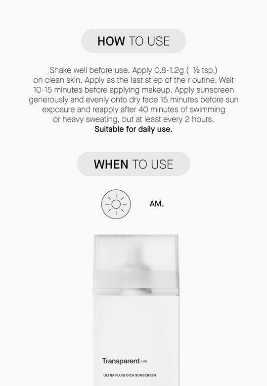 Ultra Fliud Cica Sunscreen SPF50 - Успокояващ Слънцезащитен Лосион с Центела // 100 мл.