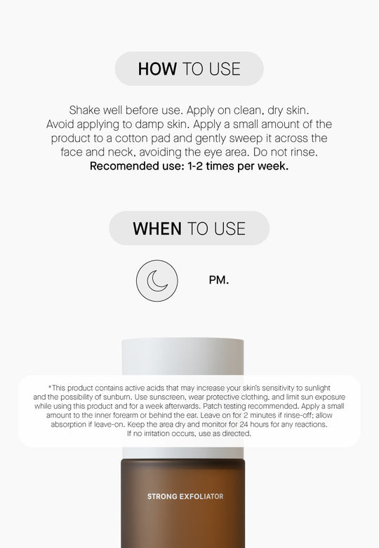 Strong Exfoliator - Интензивен Мулти-Киселинен Ексфолиант 5% Манделова + 5% PHA + 2% Ензимен Комплекс