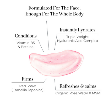 Universal Hyaluronic Acid Serum  Hydrating + Conditioning - Универсален Хиалуронов Серум с Рози
