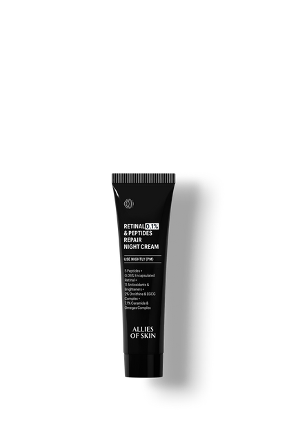 Retinal 0,10% and Peptides Repair Night Cream - Нощен Възстановяващ Крем с Пептиди и 0,1%  Ретинал