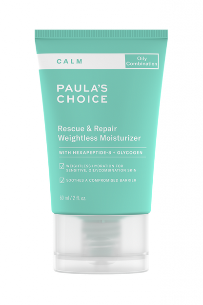 Calm Rescue & Repair Weightless Moisturiser - Лек Възстановяващ Нощен Крем за Чувствителна Кожа